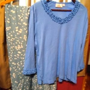 Quaker Factory blouse and skirt curated set